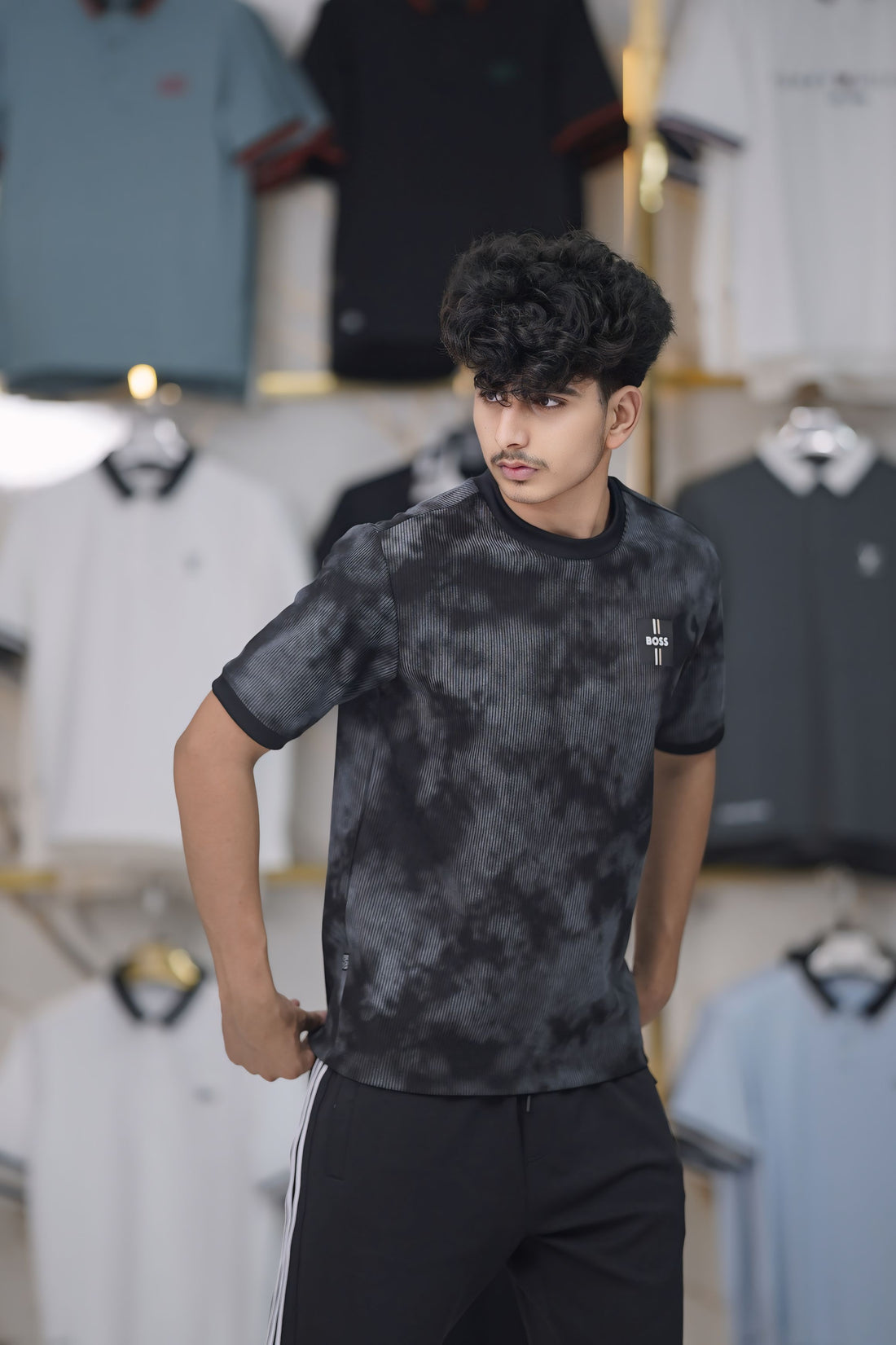 HUGO BOSS ROUND NECK SHIRT