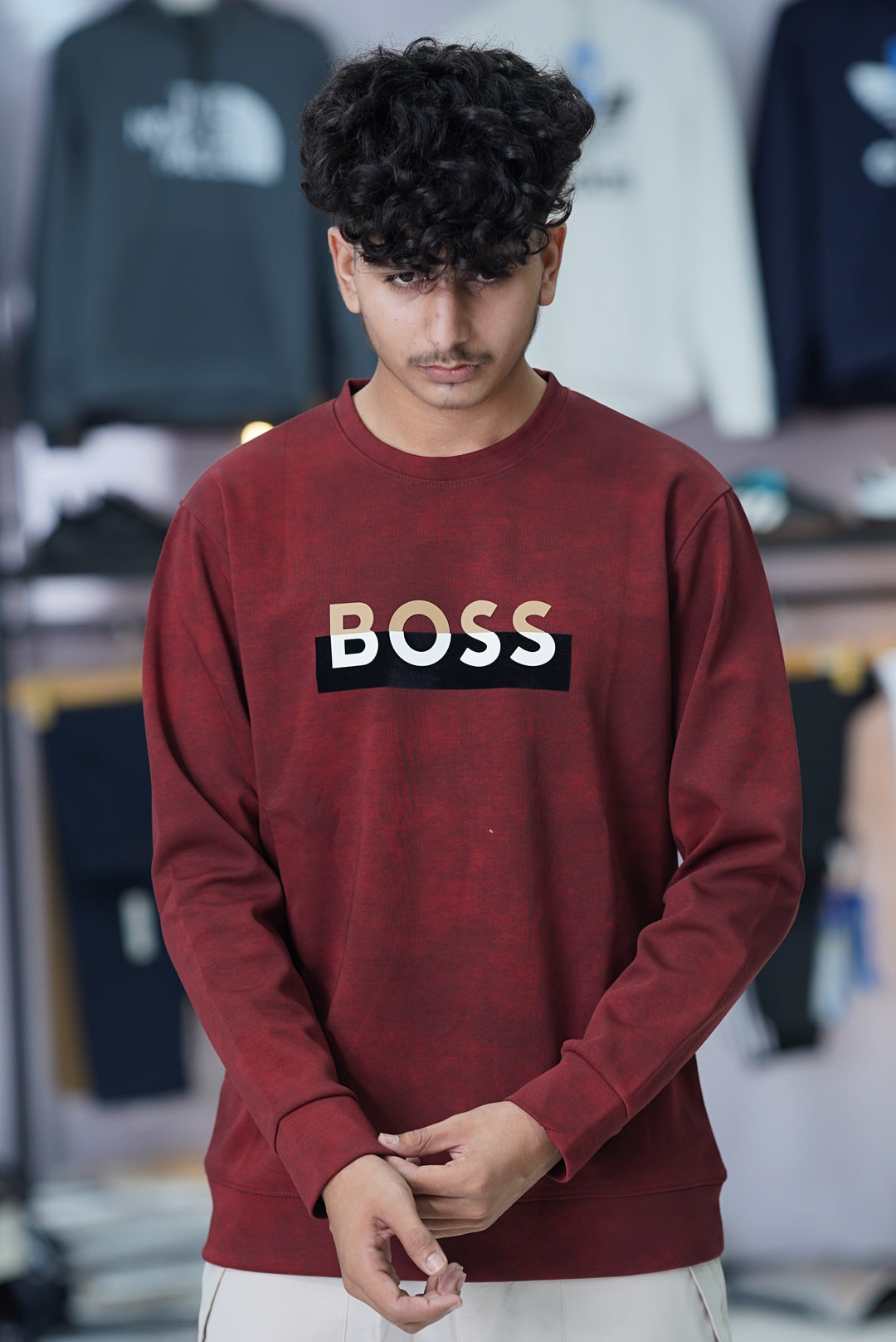 HUGO BOSS 100% HYBRID SWEAT SHIRT