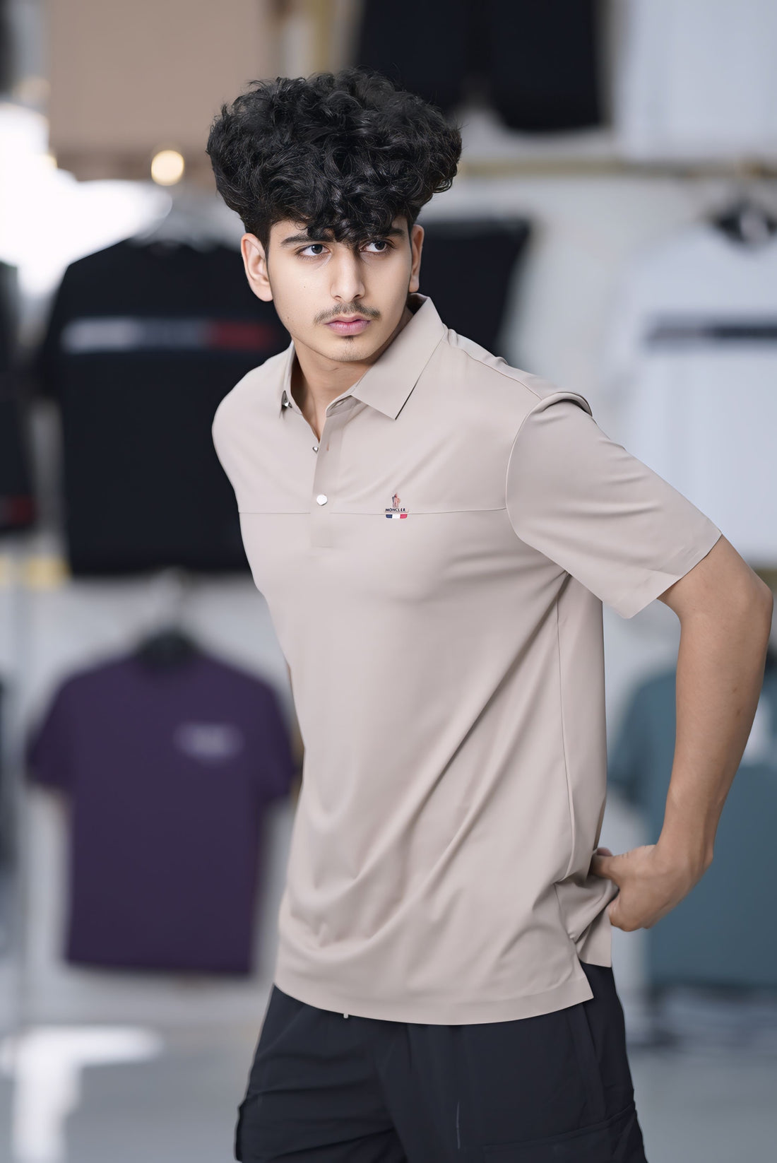 MONCLER IMPORTED POLO SHIRT