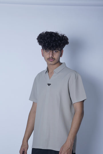 PRADA POWER STRETCH COLLAR SHIRT