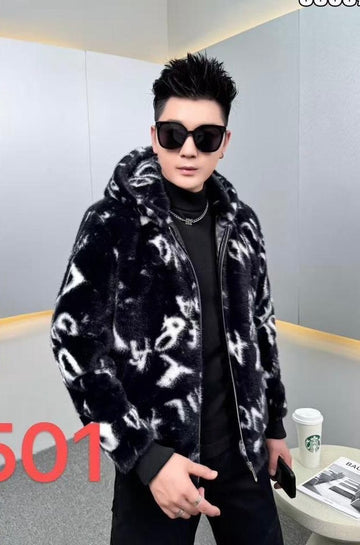 DOLCE IMPORTED FUR ZIPPER HOOD