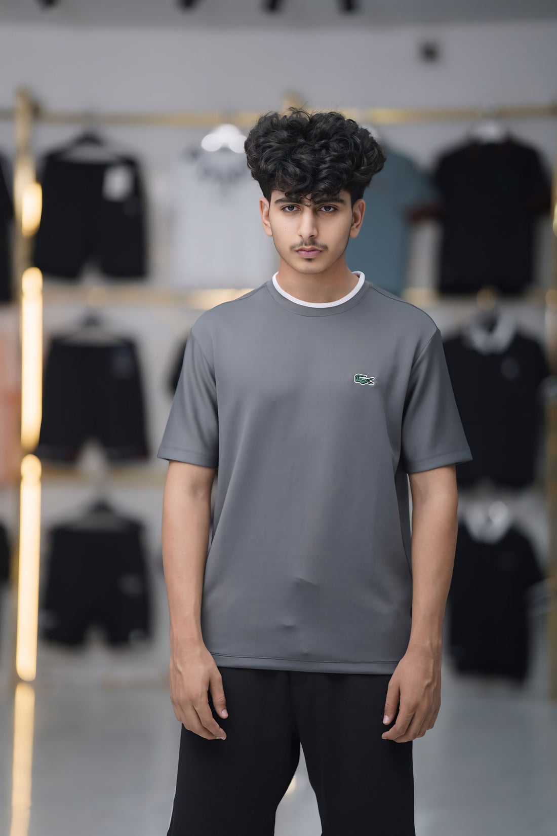 LACOSTE ROUND NECK SHIRT