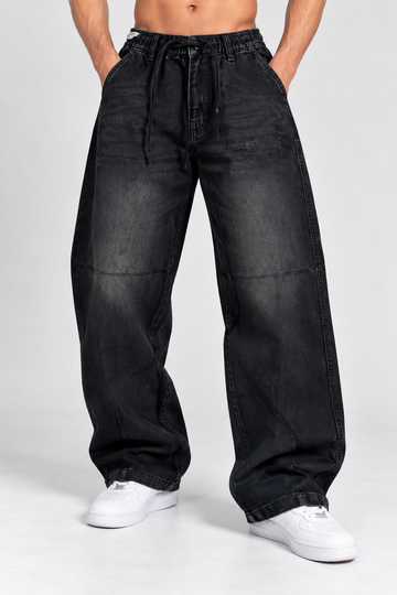 BAGGY DENIM PENT JQE0002 (BARRED FIT)