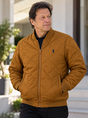 POLO PUFFER BAN COLLAR JACKET
