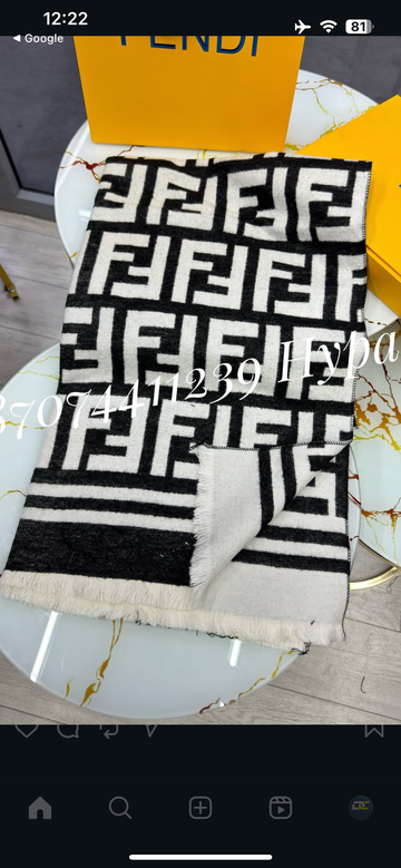 FENDI WOOL SCARF FOR  MAN