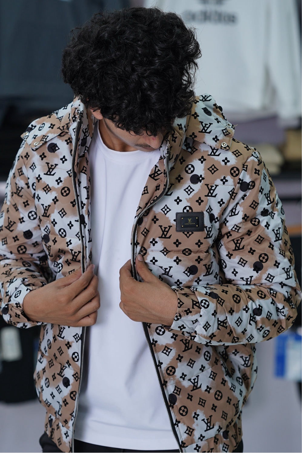 LV PUFFER JACKET MADE IN VEITNAM