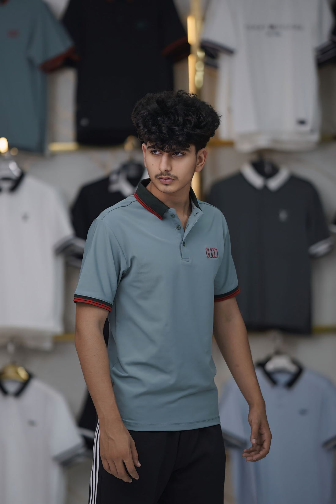 GUCCI COLLER SHIRT