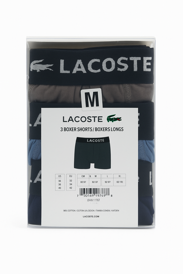 LACOSTE PACK OF 3 BOXER