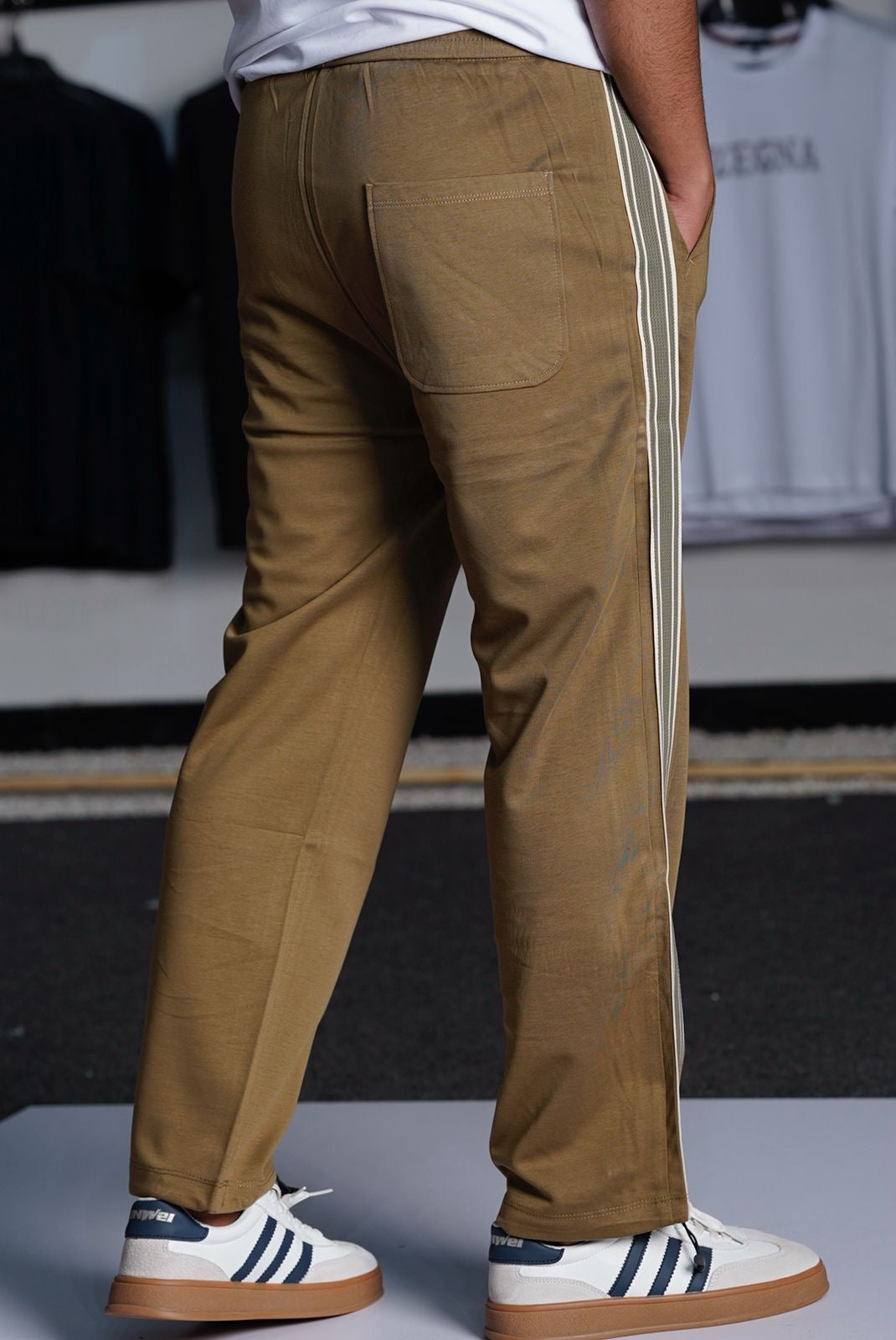 ZEGNA PREMIUM SIDE TAPE TROUSER