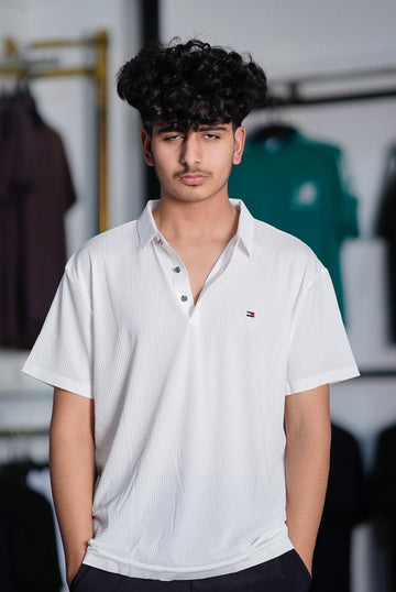 TOMMY POWER STRECH POLO SHIRT