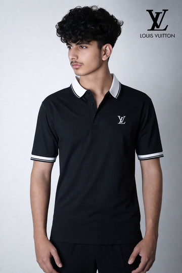 LOUIS VETAN EMBROID 100% HYBRID COTTON SHIRT