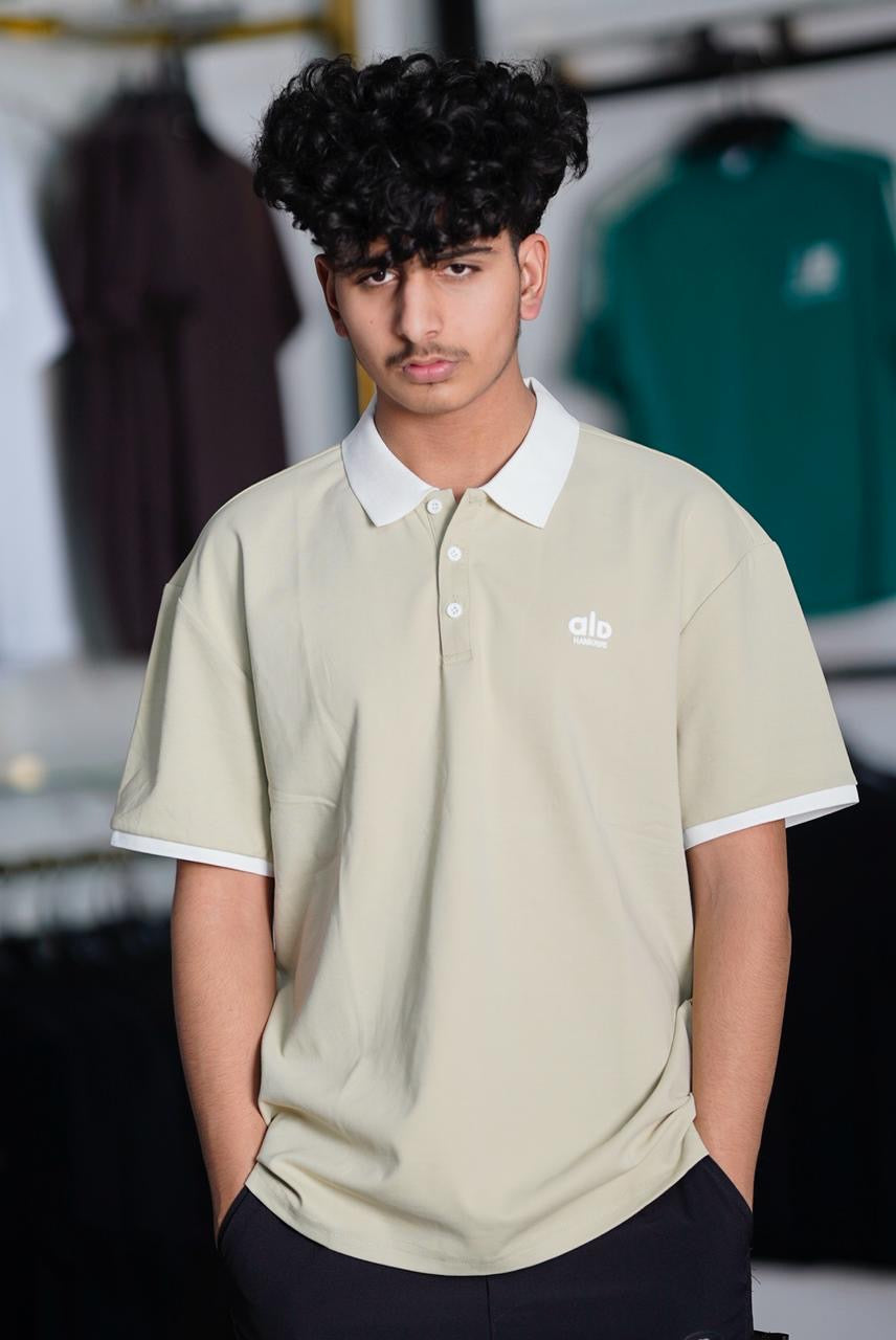 ALO COTTON 100% HYBRID POLO SHIRT