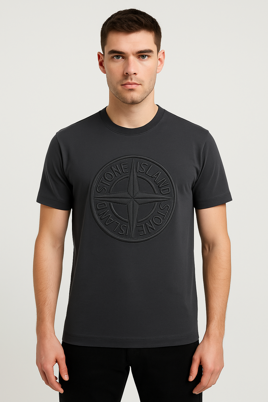 STONE ISLAND 100% HYBRID T-SHIRT MADE IN VEITNAM