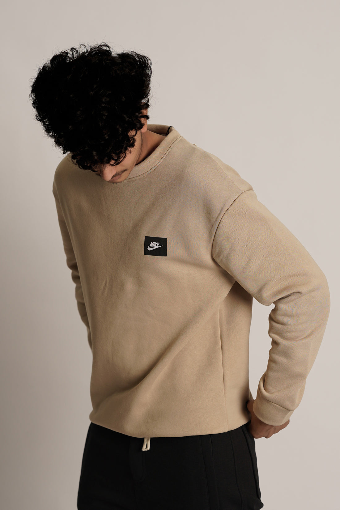 NIKE IMPORTED COTTON FLECE SWEATSHIRT