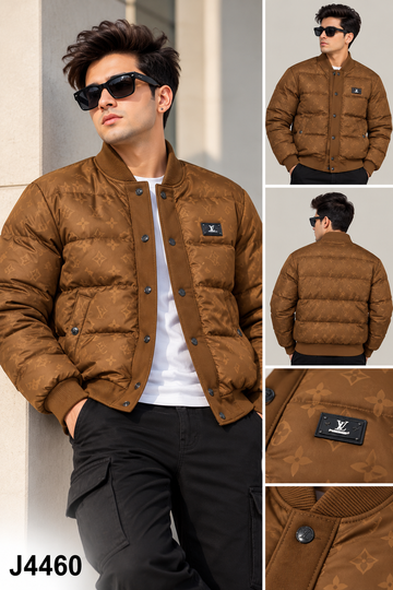 LV EMBOSED PUFFER JACKET