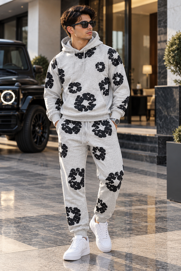 Denim Tear Tracksuit Cotton Fleece