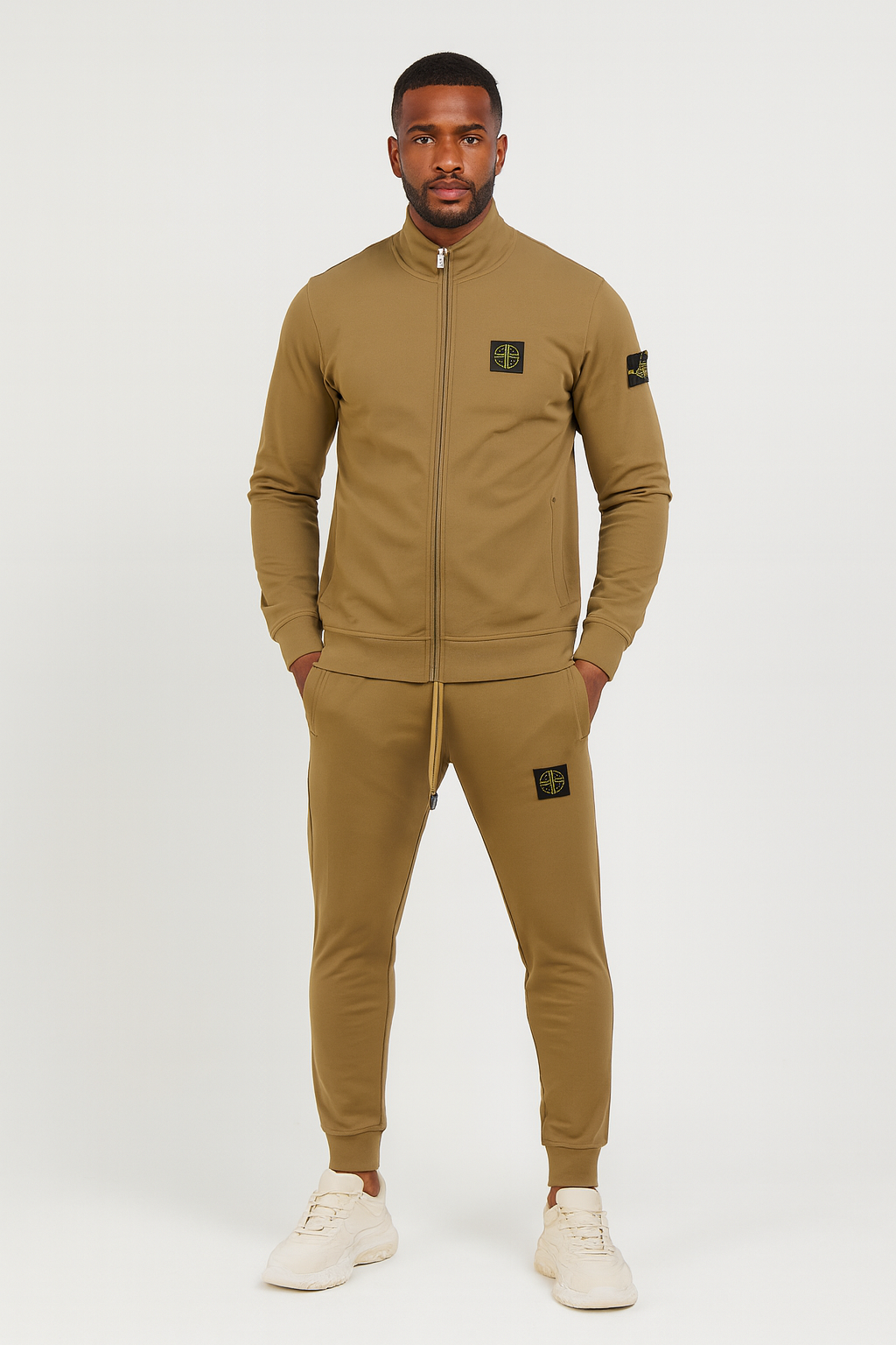 STONE ISLAND NYLON BONDED ZIPPER TRACK SUIT
