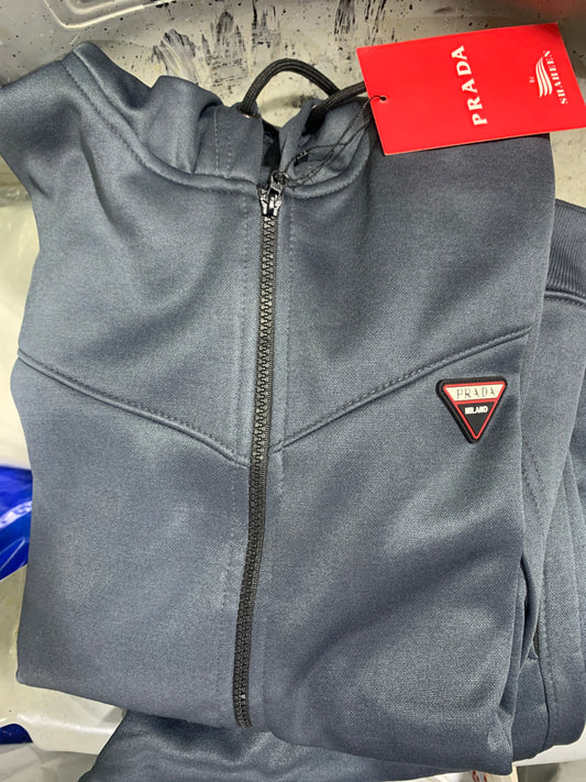 PRADA ZIPPER DRI FIT FLEECE TRACKSUIT