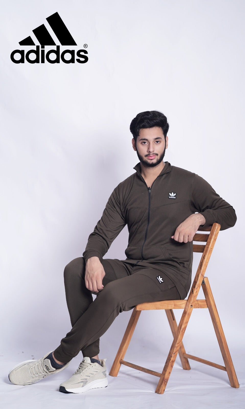 ADIDS DRY FIT SILICONE LOGO TRACKSUIT