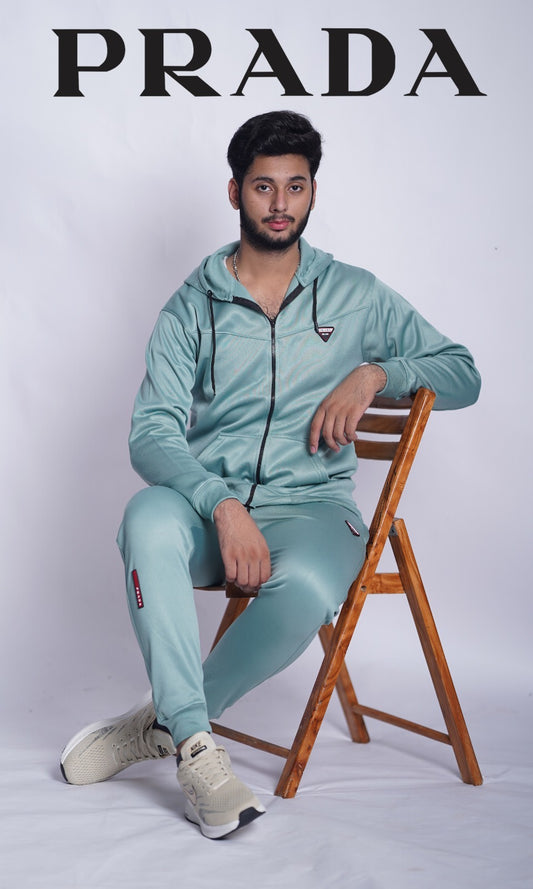 PRADA ZIPPER DRI FIT FLEECE TRACKSUIT