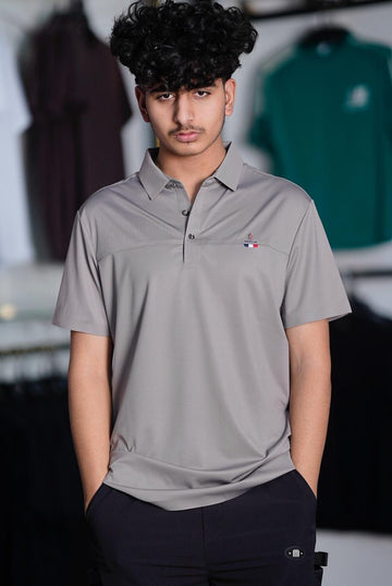 MONCLER STICHLESS 100% HYBRID POLO SHIRT