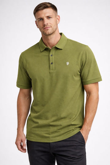 B 100% HYBRID COTTON POLO SHIRT