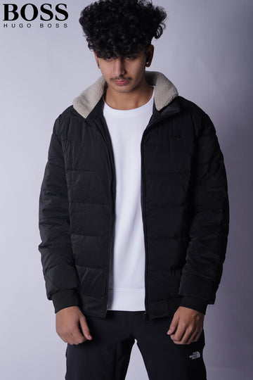 BOSS COLLAR FUR JACKET