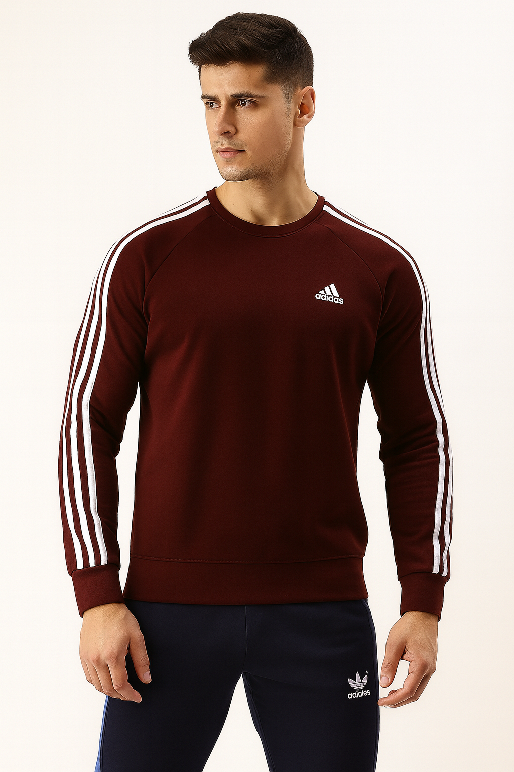 ADIDS PREMIUM SWEAT IN STRIPES
