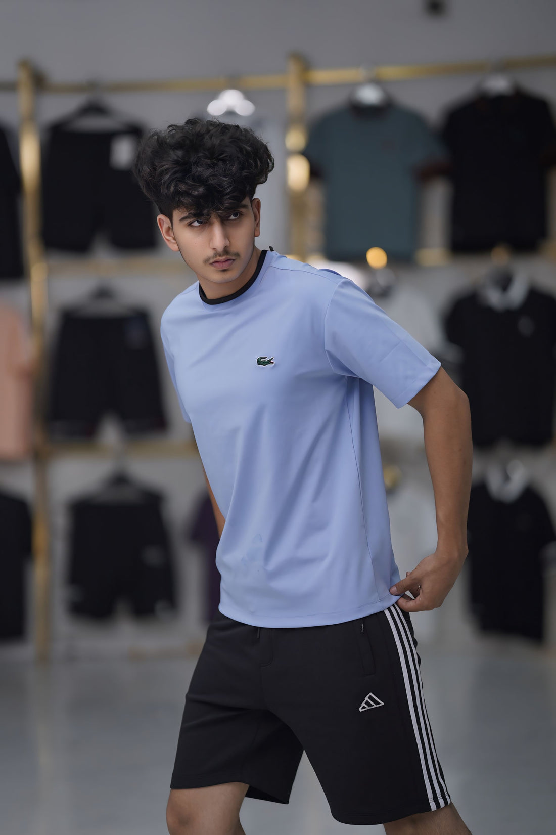 LACOSTE ROUND NECK SHIRT