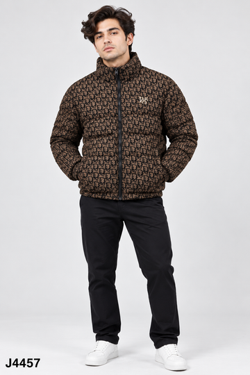 DIOR PRINTED PUFFER JACKET