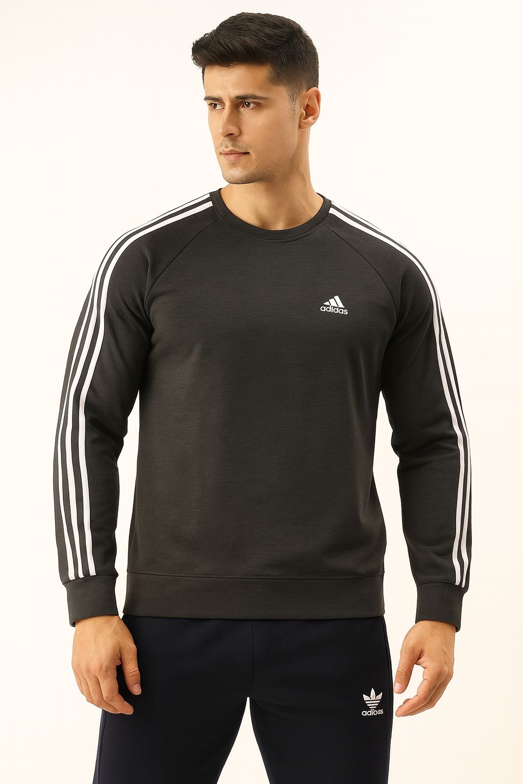 ADIDS PREMIUM SWEAT IN STRIPES