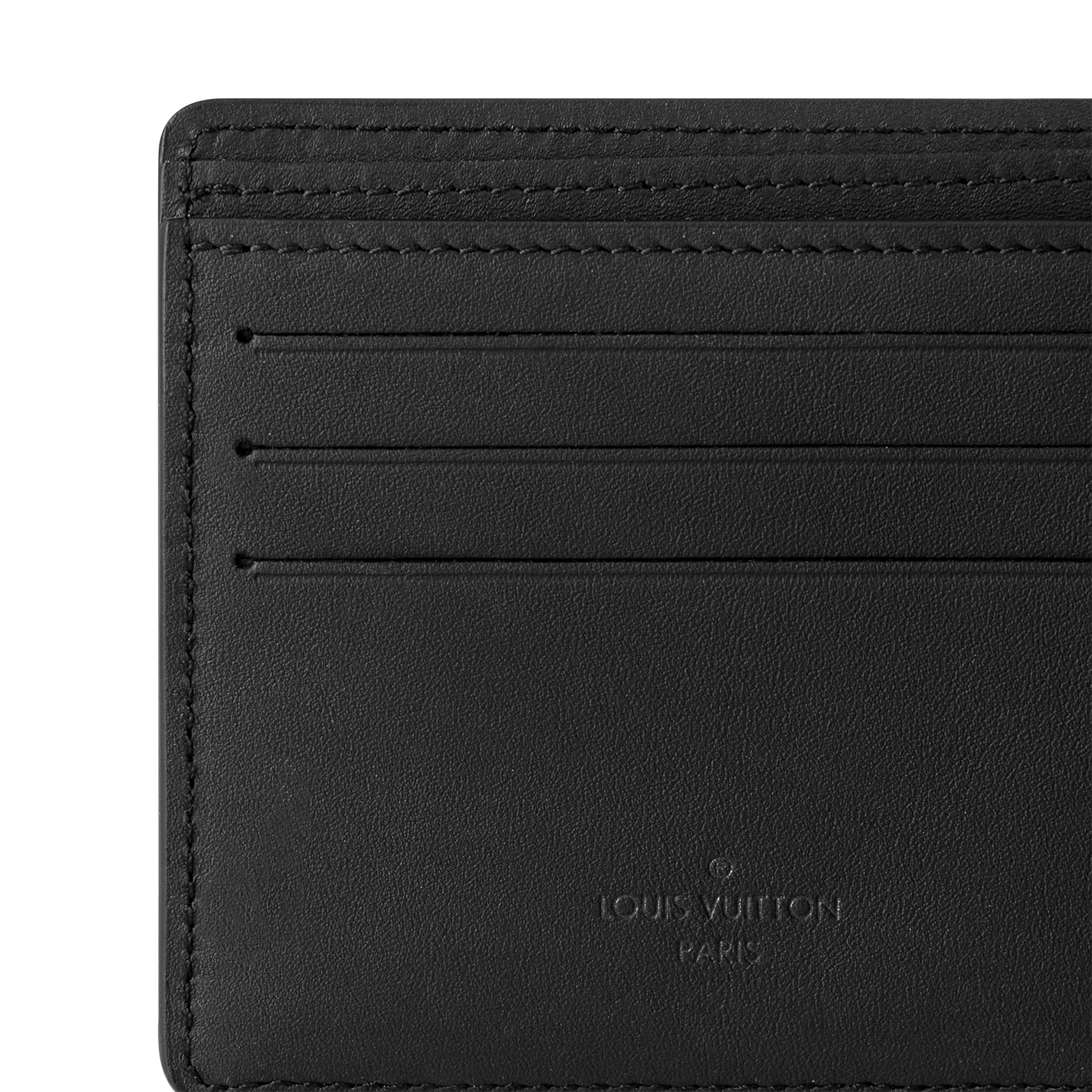 LV MAT BLACK WALLET