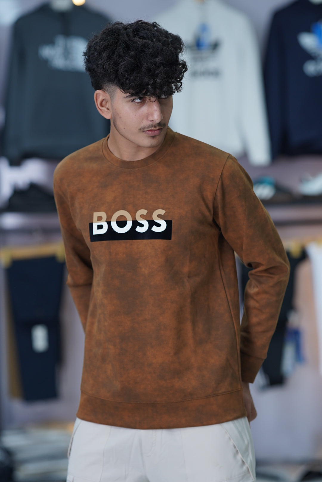 HUGO BOSS 100% HYBRID SWEAT SHIRT