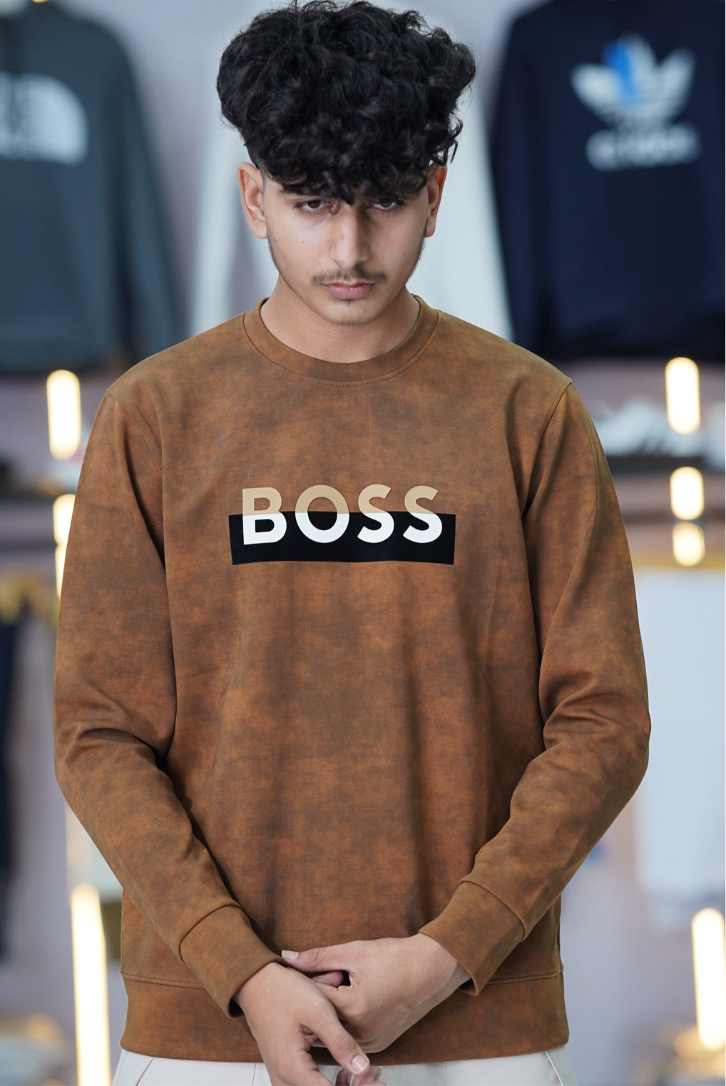 HUGO BOSS 100% HYBRID SWEAT SHIRT