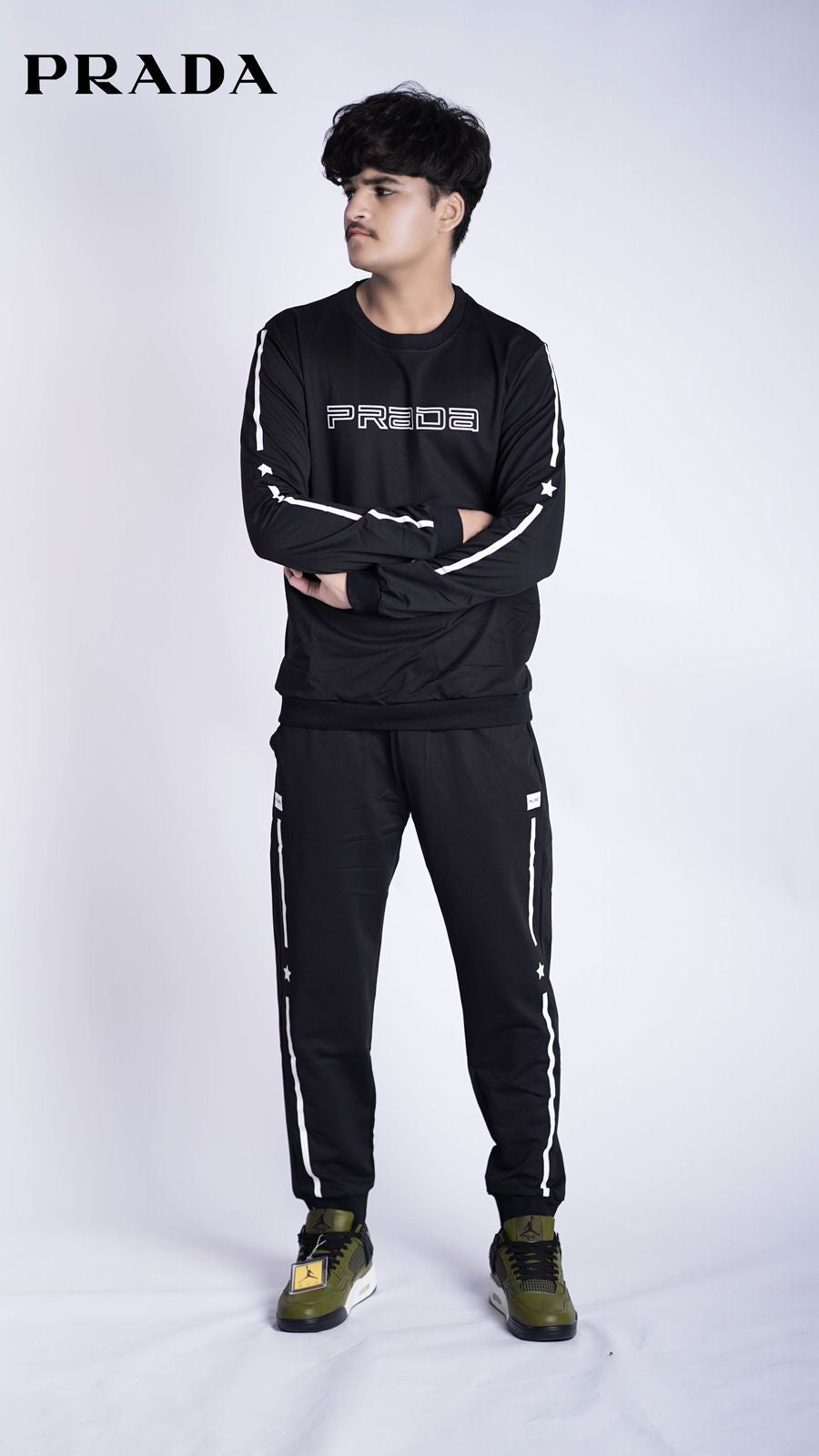 PRADA 100% ORIGINAL HYBRID TRACK SUIT