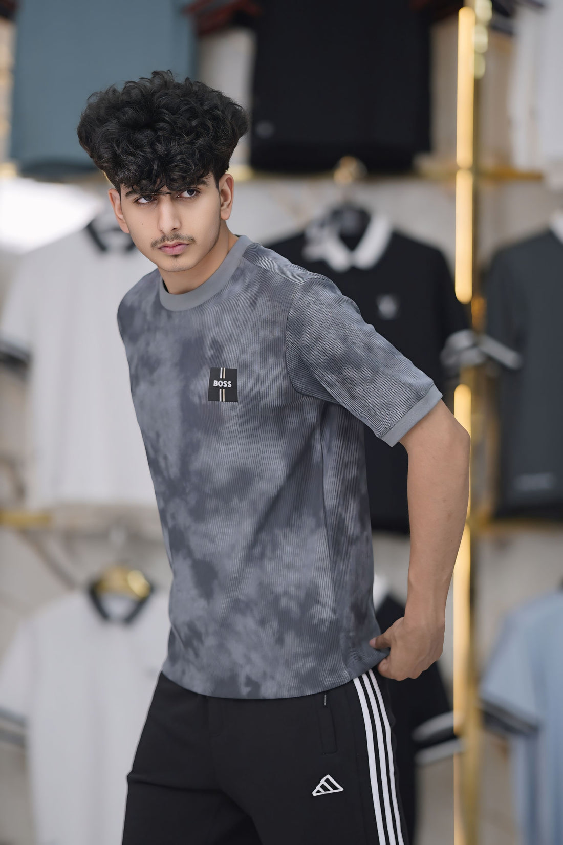 HUGO BOSS ROUND NECK SHIRT
