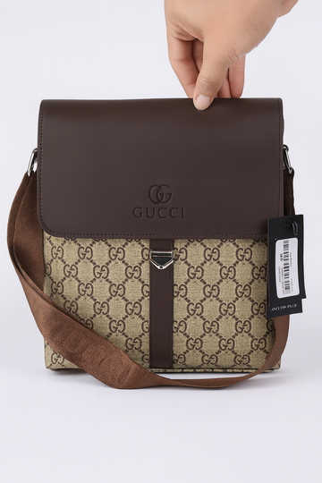 GUCCI METAL LOGO BAG MADE IN ITALY