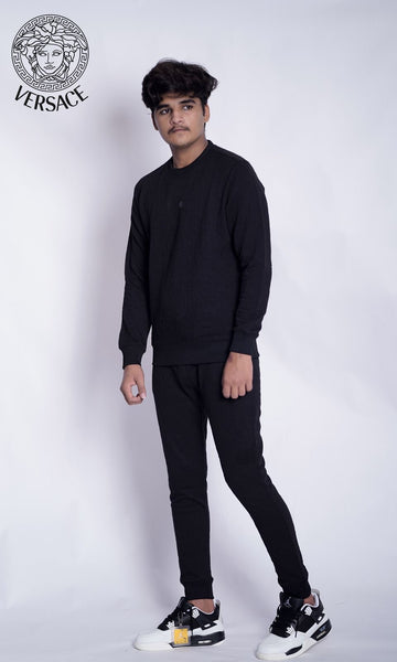 VERSACE TEXTURED SUIT