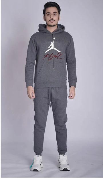JORDN COTTON FLECE  TRACKSUIT