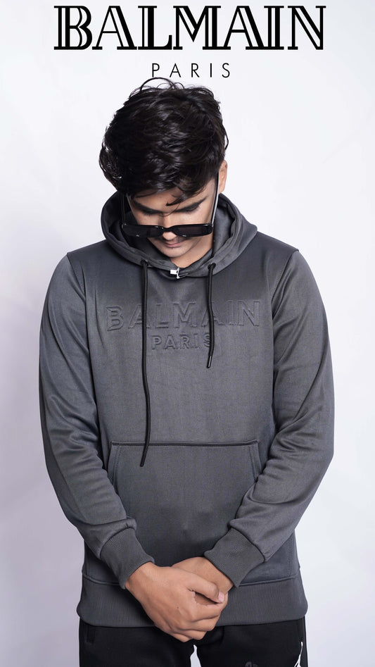 BALMAIN  DRI FIT FLEECE HODDIE