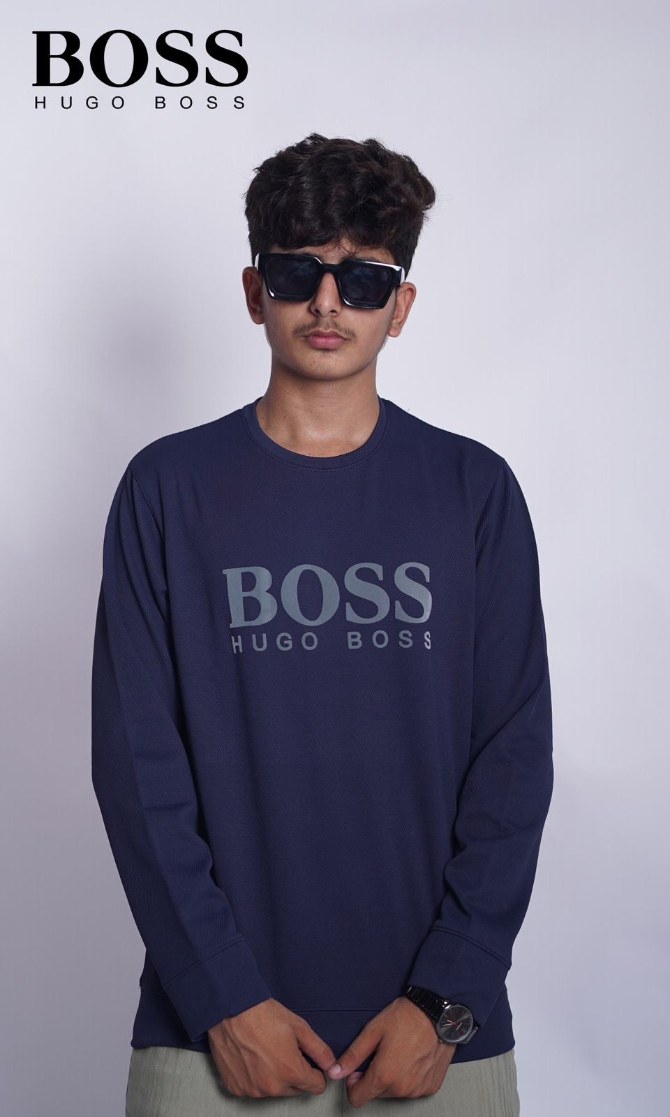 HUGO BOS TERRY SWEAT MADE IN VEITNAM