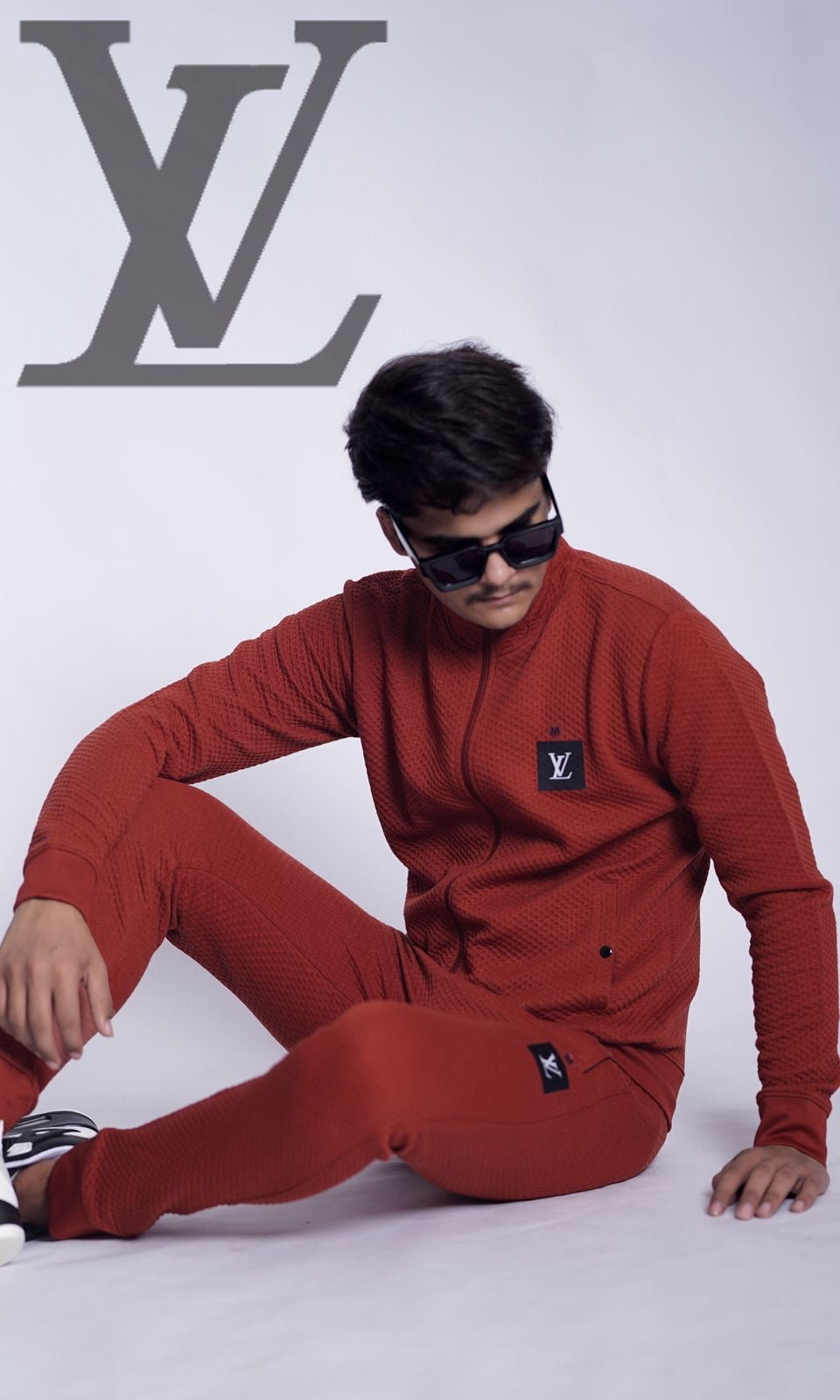 LV TEXTERD ZIPPER SUIT