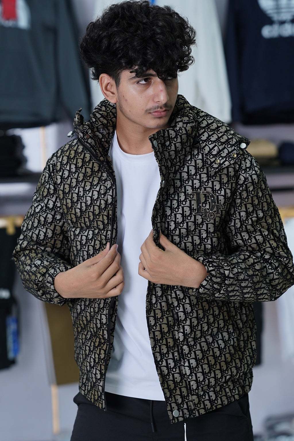 DIOR PUFFER JACKET MADE IN VEITNAM