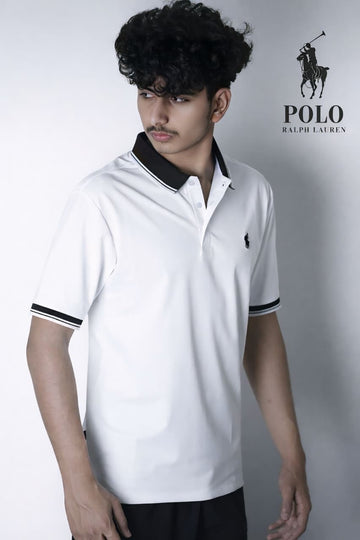 POLO EMBROID 100% HYBRID COTTON SHIRT