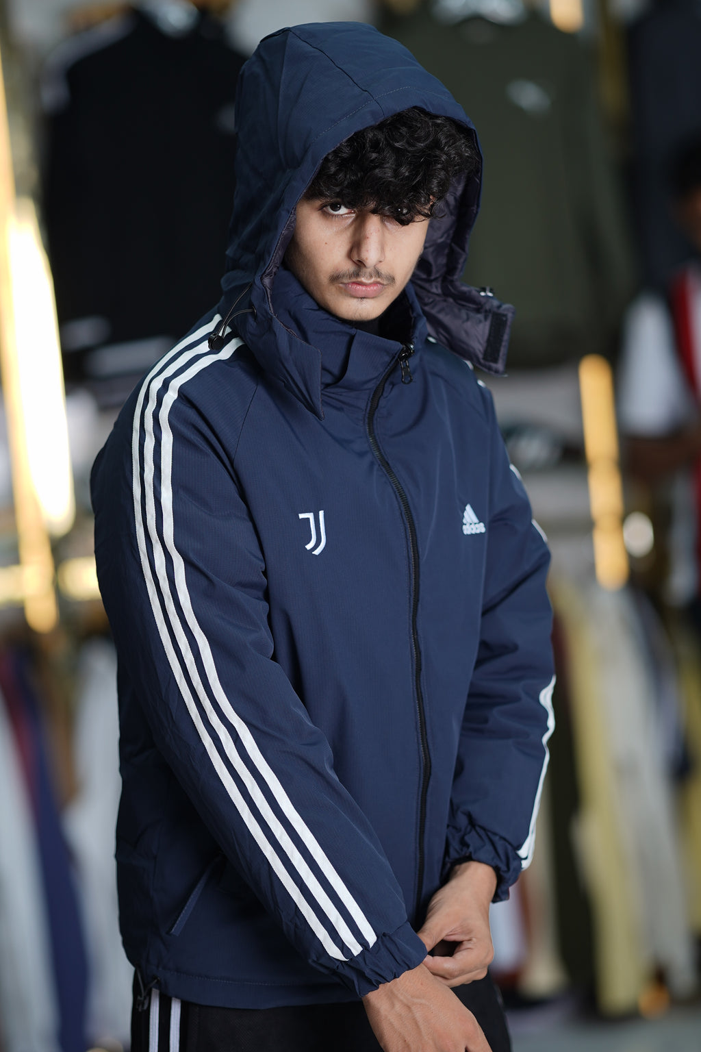 ADDIDAS  DOUBLE SIDE PUFFER JACKET MADE IN VEITNAM