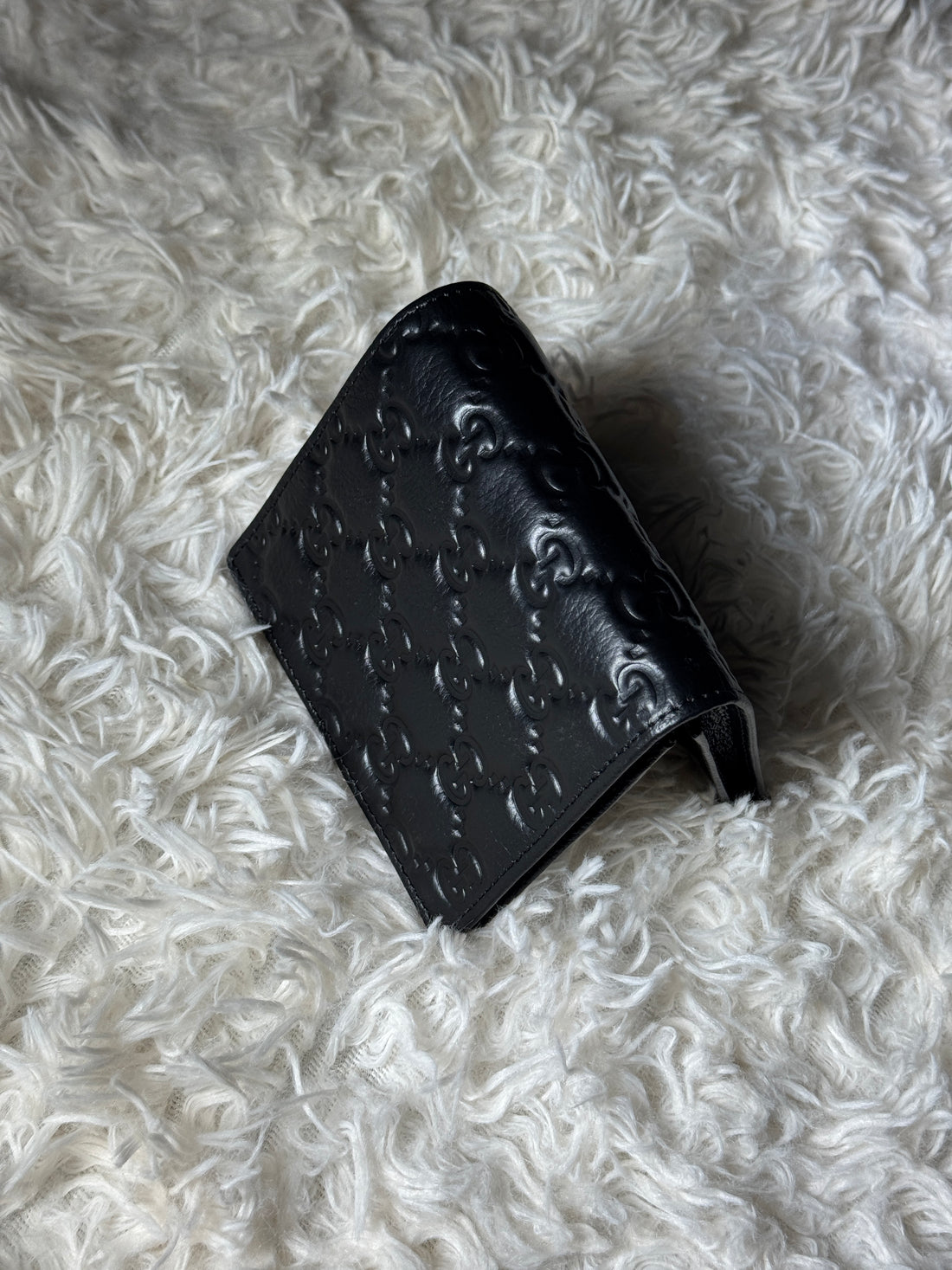 GUCCI SILVER LOGO WALLET