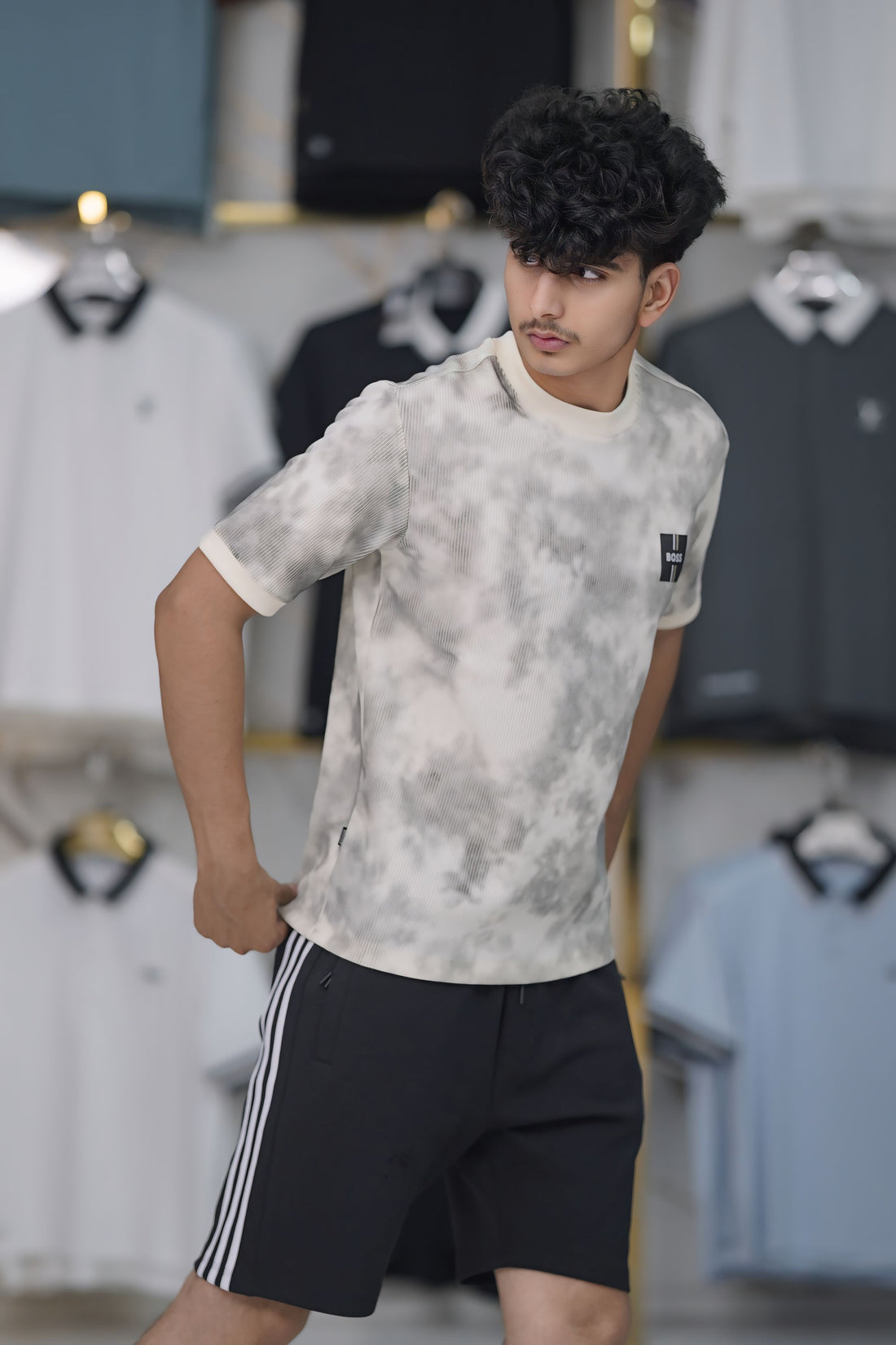 HUGO BOSS ROUND NECK SHIRT