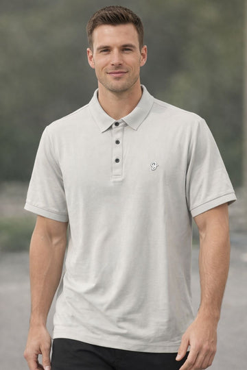 B 100% HYBRID COTTON POLO SHIRT