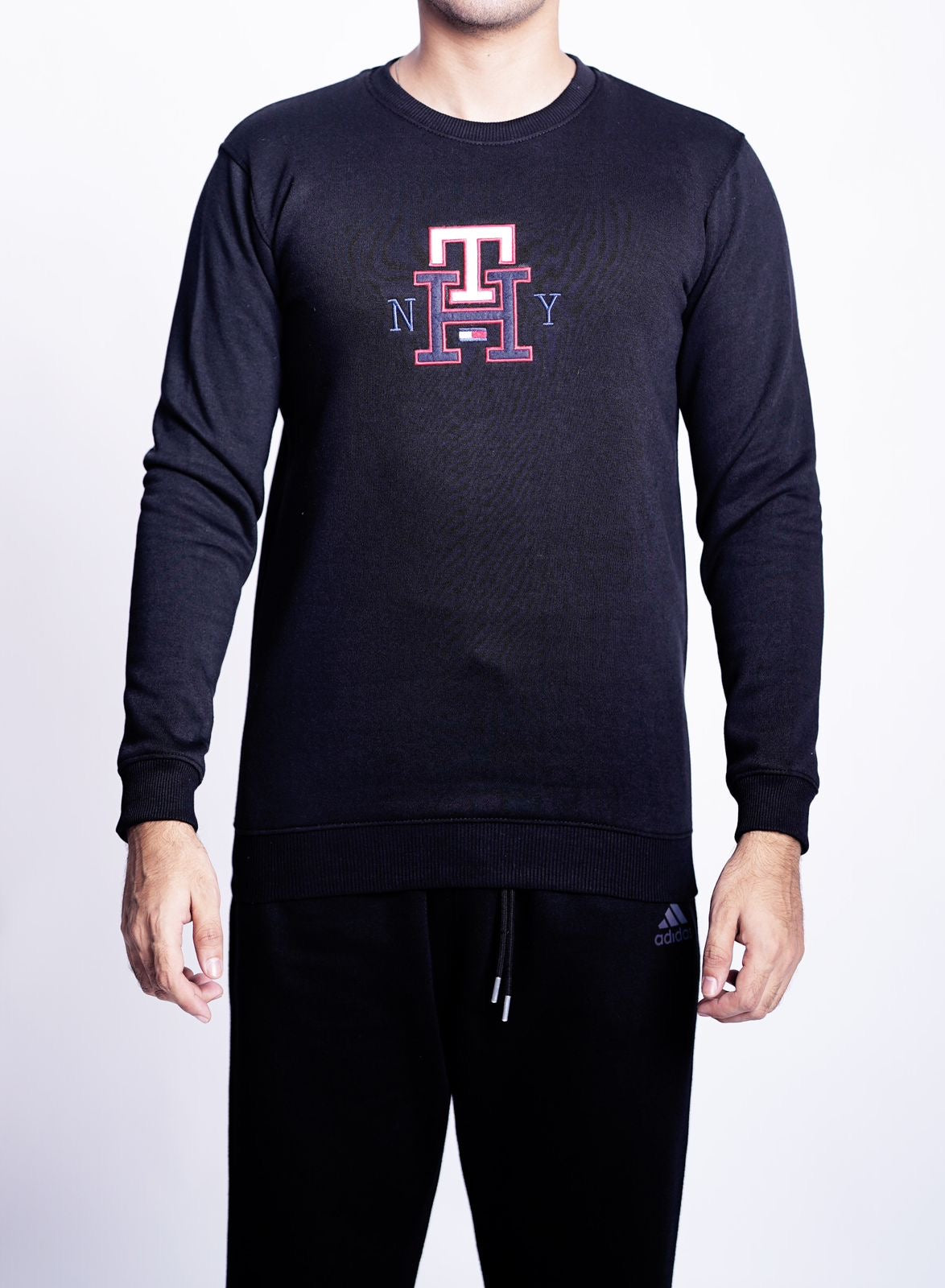 TOMI PANELED SWEAT SHIRT COTTON FLEECE