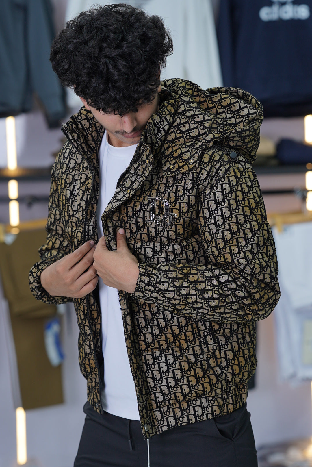 DIOR PUFFER JACKET MADE IN VEITNAM